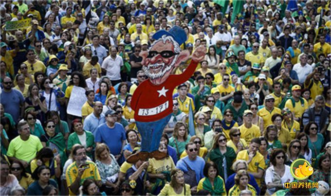 今年5月，罗塞夫遭巴西参议院弹劾并停职。委内瑞拉、古巴、厄瓜多尔、玻利维亚、尼加拉瓜和塞尔瓦多六国领导人都表示支持罗塞夫，并对将其停职的合法性表示质疑，罗塞夫则将停职称为“政变”。图为圣保罗民众街头集会。