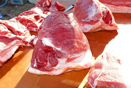 2017年2月12日全国各省市猪白条肉价格行情走势