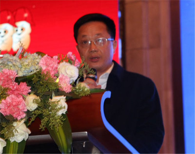江西省农业厅党委委员、江西省畜牧兽医局局长吴国昌先生致辞。