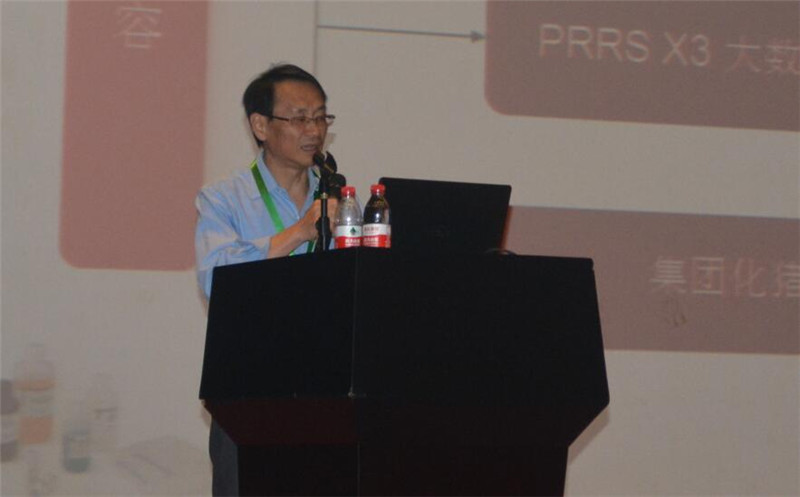 爱德士生物吴俊介绍了通过血清型检测为基础建立集团化养猪生产PRRS稳定控制体系。