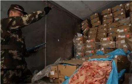广州海关查获427吨走私冻肉，全来自美国！